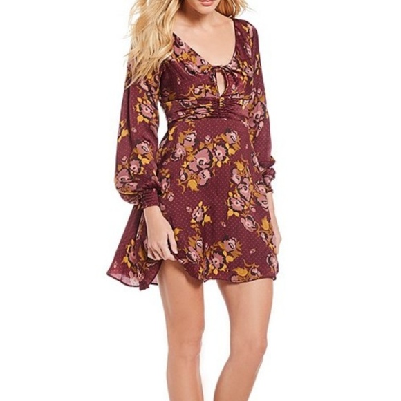 Free People Dresses & Skirts - Free people floral print mini dress NWT
